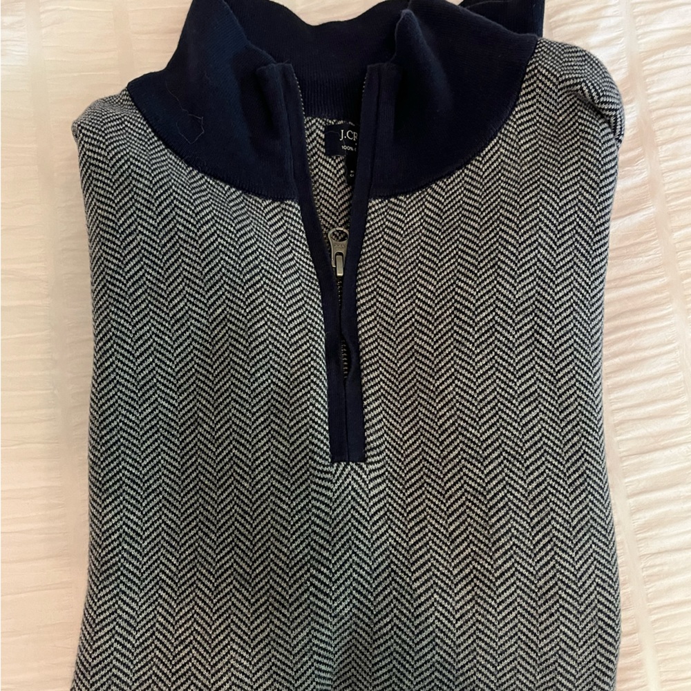 Jcrew men’s quarter zip sweater